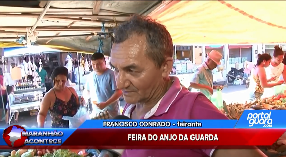 Situação decadente na feira do Anjo da Guarda