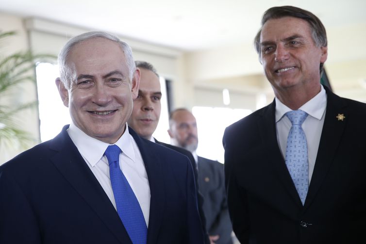 Bolsonaro e Netanyahu se encontraram às vésperas da posse do presidente brasileiro - Fernando Frazão/Arquivo/Agência Brasil