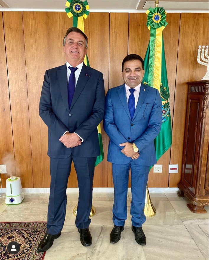 Bolsonaro convida Josimar Maranhãozinho para reunião no palácio do Planalto