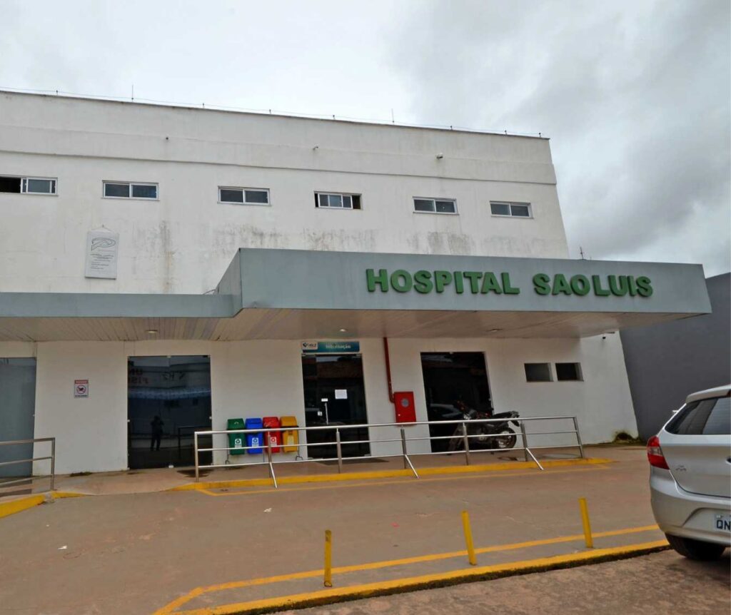 Hospital São Luís na Cidade Operária, onde está concentrado todo o atendimento diferenciado aos servidores estaduais do FUNBEN, que são pacientes de síndromes respiratórias ou Civid19