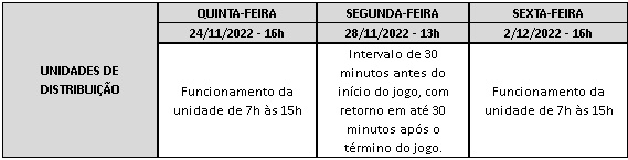 Repartições e atendimento ao público são readequados nos dias dos jogos da  Seleção - Portal Guará